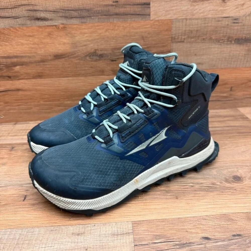 Altra Lone Peak All Weather 2 Mid Womens Size 8 Black Trail Running Shoes